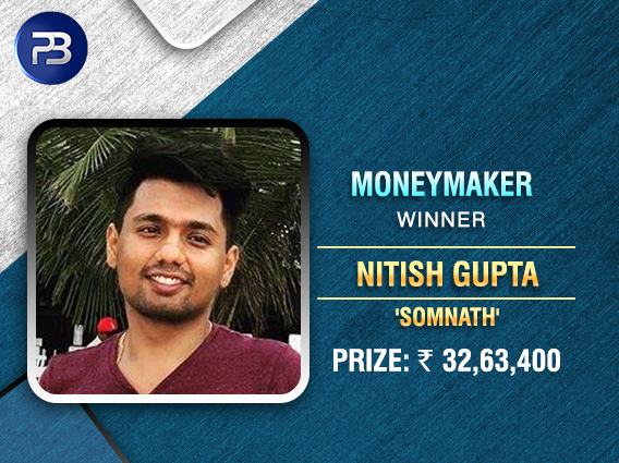 Nitish Gupta is MoneyMaker 8.0 Champion!
