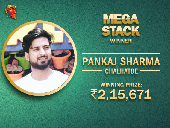 Pankaj Sharma wins Mega Stack on Spartan