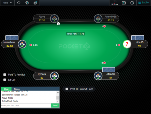 Cash tables on Pocket52 are full of action!