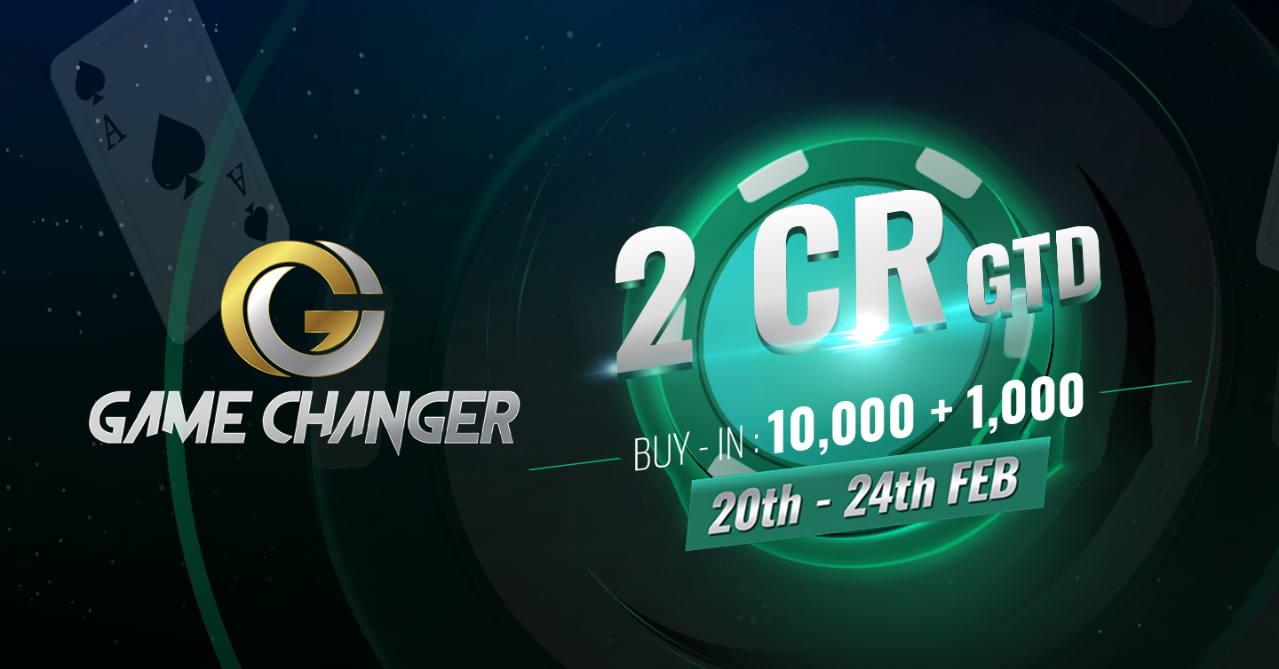 PokerBaazi announces dates for 2CR GTD Game Changer