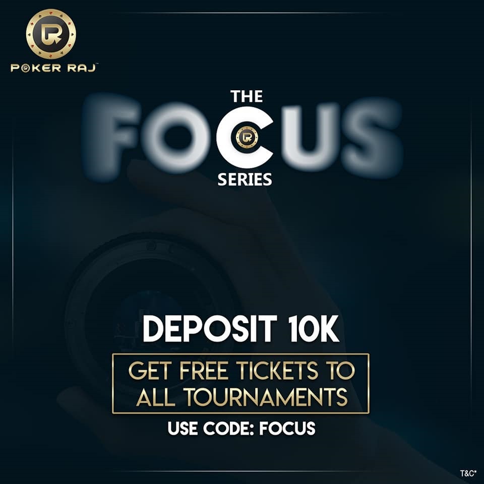 PokerRaj launches The Focus Series with 6+L GTD