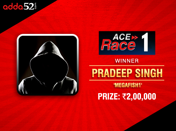 Pradeep Singh wins Adda52's Ace Race I