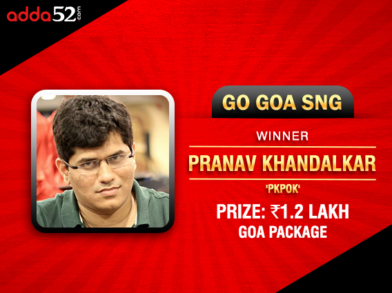 Pranav Khandalkar wins Adda52's 1.2L package to Goa