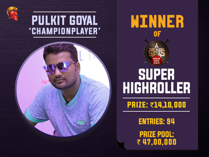 Pulkit Goyal SSS Winner