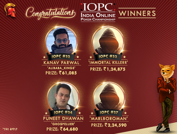 Puneet Dhawan among 5 other winners on IOPC Day 7