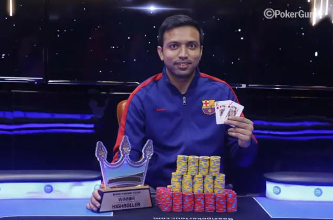 Rohit Jinwal takes down BPT High Roller for 39.38 Lakh
