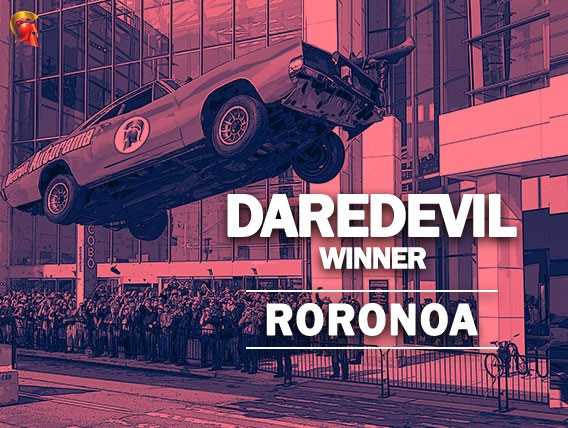 RoronoA wins DareDevil; Joka240 claims SuperStack at Spartan