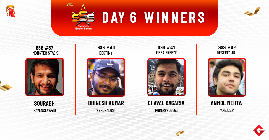 SSS Day 6: Sourabh, Bagaria, Kumar, Mehta grab titles!