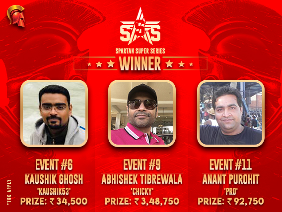 SSS Day 2: Kaushik G, Abhishek T, Anant P win titles