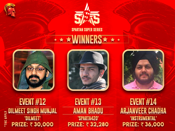 SSS Day 3: Dilmeet Munjal, Aman Bhadu & Arjanveer Chadha win