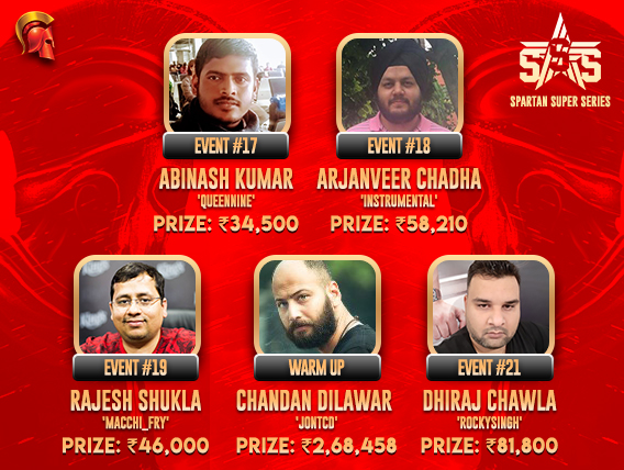 SSS Day 4: Kumar, Chadha, Shukla, Dilawar & Chawla win big