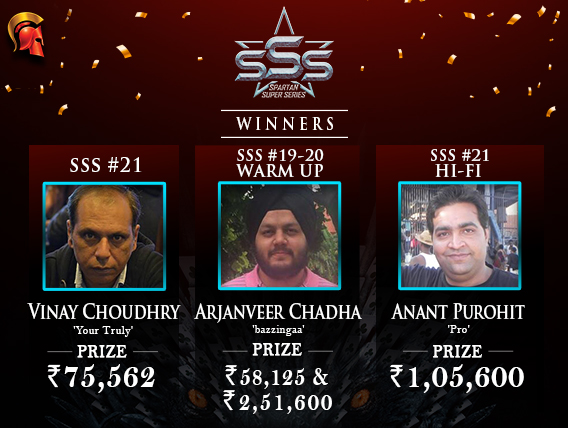 Chadha, Choudhry, Purohit win on SSS Day 4