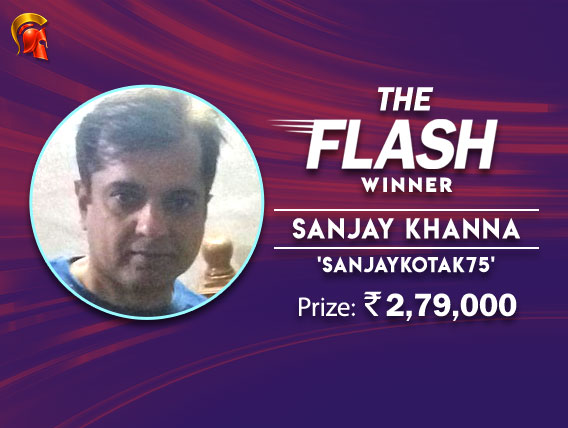 Sanjay Khanna beats Nadeem Basha to win Spartan Flash.jpg