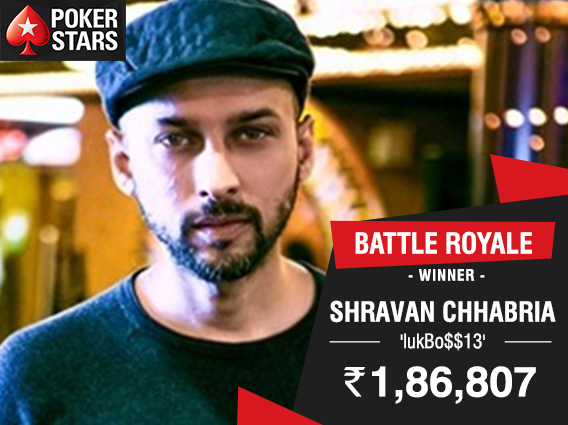 Shravan Chhabria wins PokerStars India Battle Royale