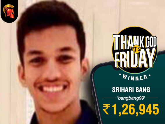 TGIF Srihari Bang begins his weekend well on Spartan