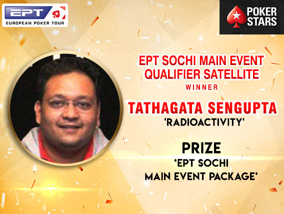 Tathagata Sengupta wins EPT Sochi ME package