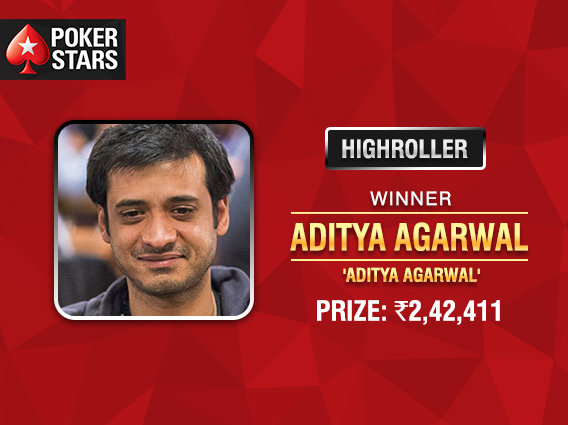 Team Pro Aditya Agarwal takes down PokerStars Highroller