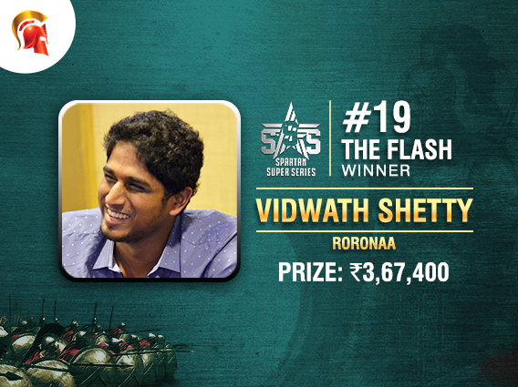 Vidwath Shetty wins The Flash at Spartan's SSS