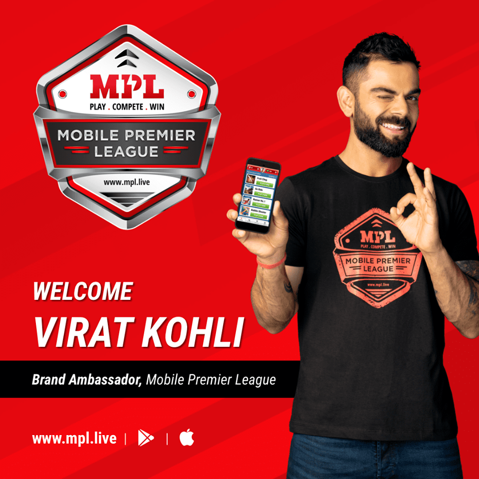 Virat Kohli now Mobile Premier League brand ambassador