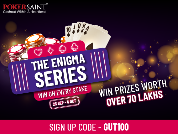 Win at every stake with PokerSaint's Enigma Series!