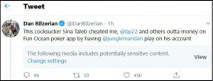 Bilzerian alleges Dan Cates in Perkins' High-Stakes Poker cheating tweet