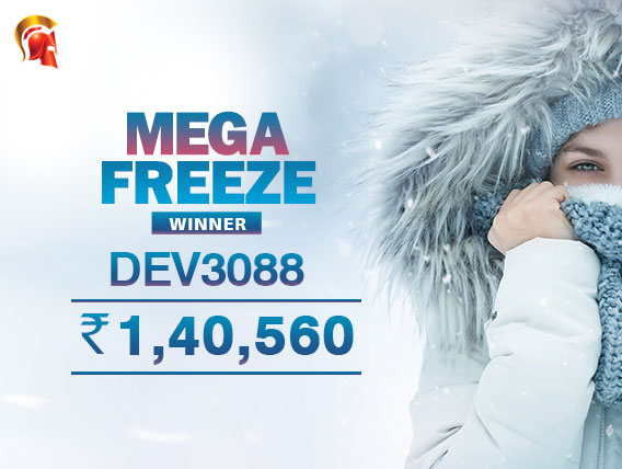 'dev3088’ wins Mega Freeze at Spartan