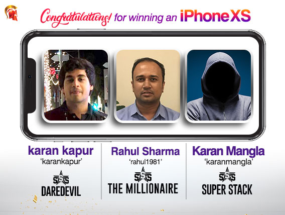 iPhone XS Winners