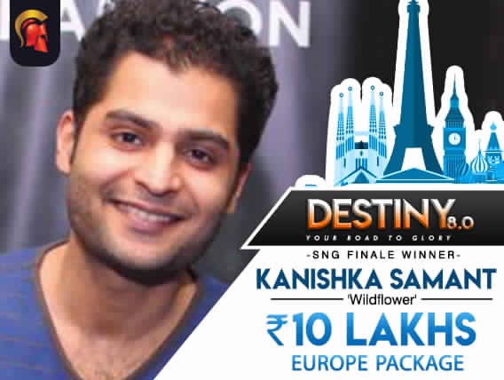 Kanishka Samant wins Destiny 8.0 SNG, 10 Lakhs EU package