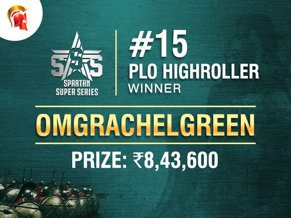 omgrachelgreen ships SSS PLO HighRoller; heads Leaderboard