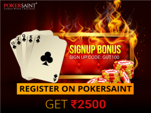 Deposit now and get bonus upto 110% on PokerSaint!