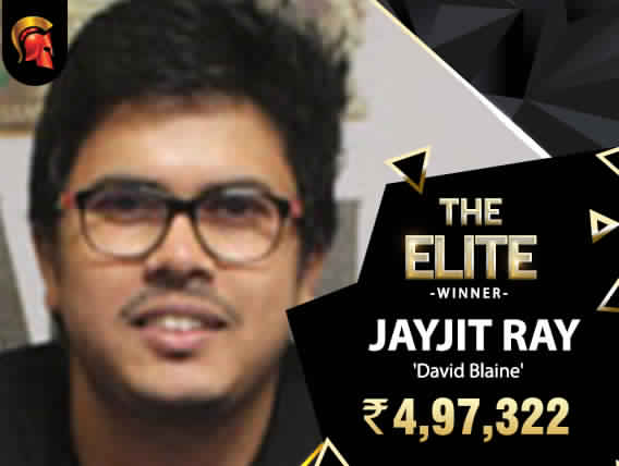 Once is never enough; Jayjit Ray wins Elite again!