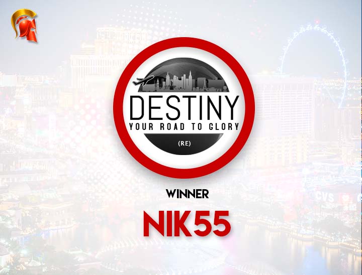 ‘nik55’ is the seventh Destiny winner on Spartan
