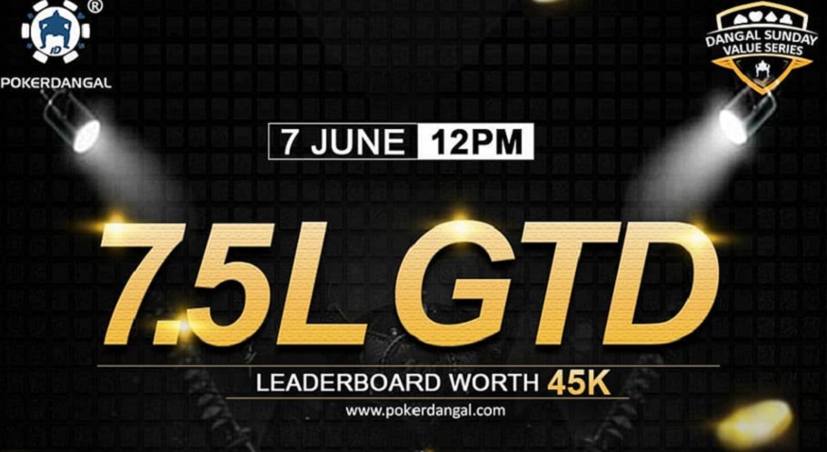 Dangal Sunday Value Series is offering INR 7.5L GTD!