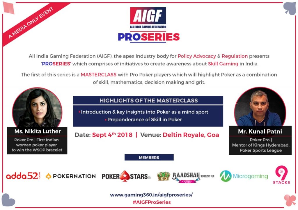 AIGF set to launch 'PRO SERIES' on 4th September1