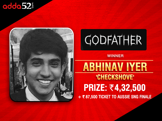 Abhinav Iyer beats Aditya Sushant heads-up in Godfather