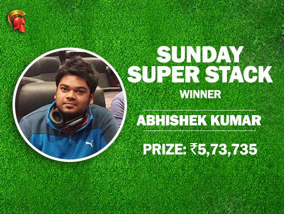 Abhishek Kumar wins Sunday SuperStack on Spartan