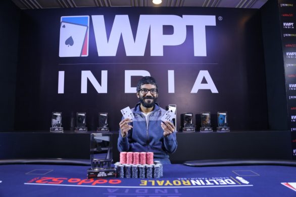 Aditya Sushant wins maiden WPT title in Goa