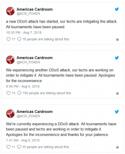 Americas Cardroom, partypoker face DDoS Attacks_2