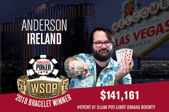 Anderson Ireland Wins $1,500 PLO Bounty Event