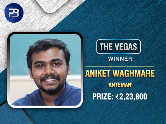 Aniket Waghmare takes down PokerBaazi's Vegas