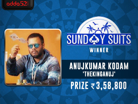 Anujkumar Kodam takes down Adda52's Sunday Suits