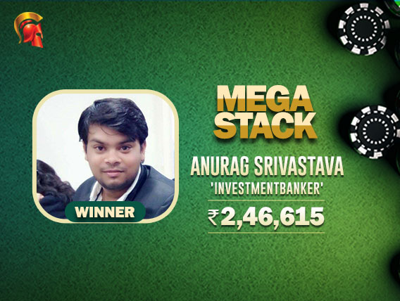 Anurag Srivastava lifts the Mega Stack title on Spartan