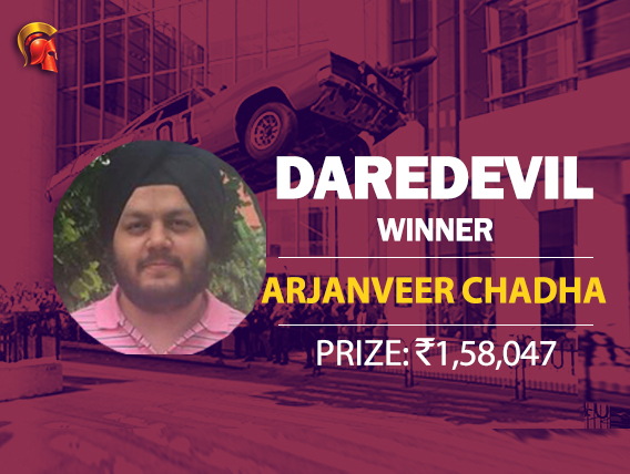 Arjanveer Chadha is this week's Spartan Daredevil winner