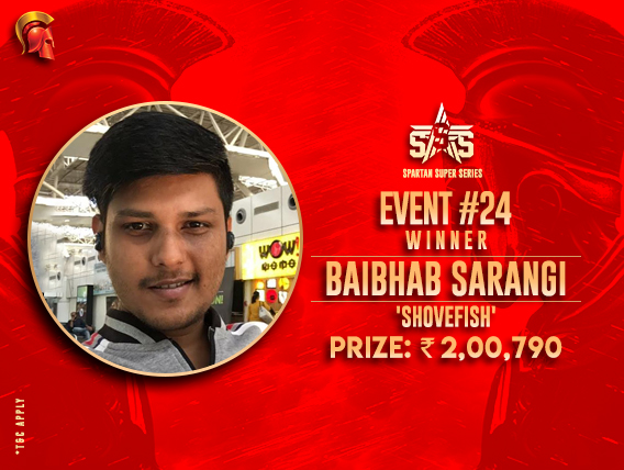 Baibhab Sarangi among winners on SSS Final Day