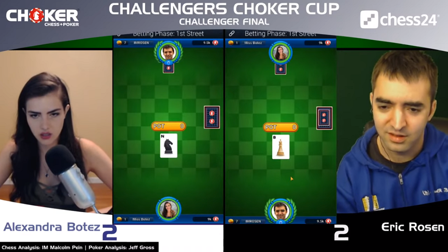 Hikaru Nakamura Defeats Eric Rosen in the Challengers Choker Cup