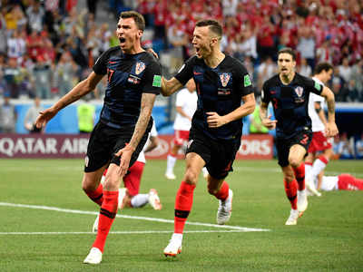 Croatia beat Denmark, set up quarter final clash with Russia