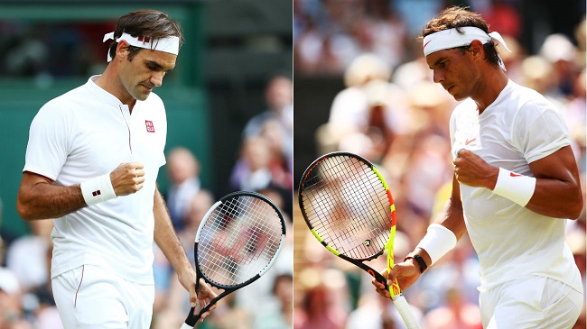 Federer and Nadal set opponents straight at Wimbledon