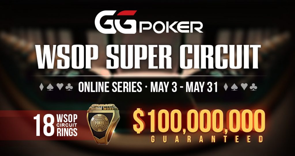 WSOP Online Super Circuit Series awards over $134 million on GGPoker!