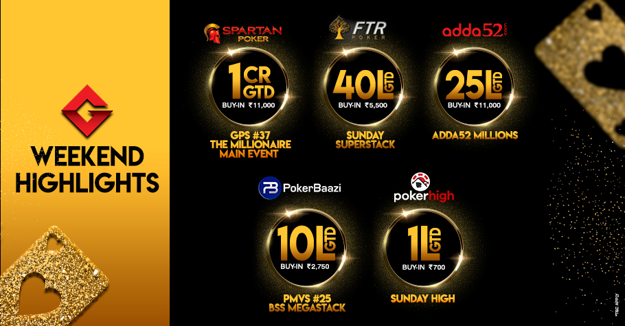 Welcome the weekend with five massive value tournaments!