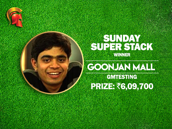 Goonjan Mall is back again; wins Sunday SuperStack